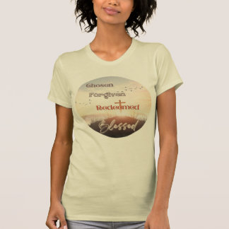 Christelijk "Gekozen Vergeven Verlost Zalig" T-shirt