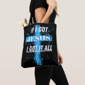 Christelijk/Geloof als ik Jezus heb Tote Bag (Dichtbij)