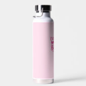 Christelijk Geloof Bijbelvers Geloven Licht Roze Waterfles (Rechts)