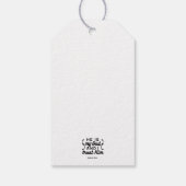 Christelijk geloof citaat – Vertrouw op God Psalm  Cadeaulabel (Achterkant)