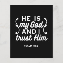 Christelijk geloof citaat – Vertrouw op God Psalm 