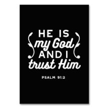 Christelijk geloof citaat – Vertrouw op God Psalm 