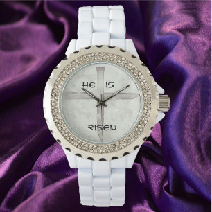 Christelijk geloof dat hij een nieuw spoorkruis is horloge