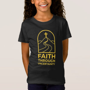 Christelijk geloof door onzekerheid Cross Hill T-shirt
