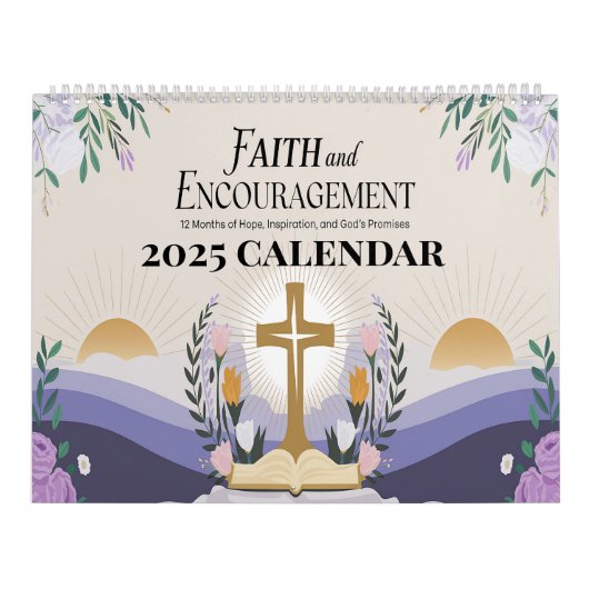 Christelijk Geloof en Aanmoediging 2025 Kalender (Hoes)