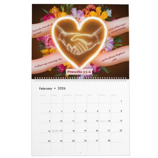 Christelijk Geloof en Aanmoediging 2025 Kalender (Feb 2026)