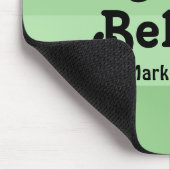 Christelijk Geloof Gewoon Geloof Bijbelvers Groen Muismat (Hoek)