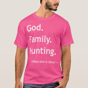Christelijk Geloof God Familie Jagen Jezus Christu T-shirt