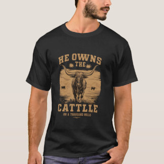 Christelijk geloof Hij bezit het vee T-shirt