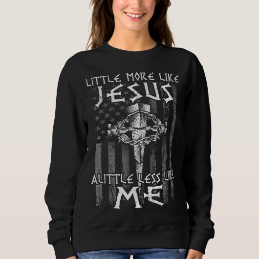 Christelijk geloof in Christus meer als Jezus Mind Trui (Voorkant)