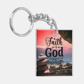Christelijk geloof in God Sleutelhanger (Voorkant Links)