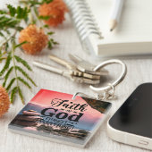 Christelijk geloof in God Sleutelhanger (Voorkant Rechts)