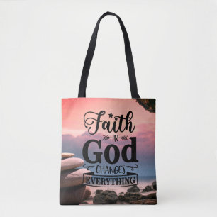 Christelijk geloof in God Tote Bag