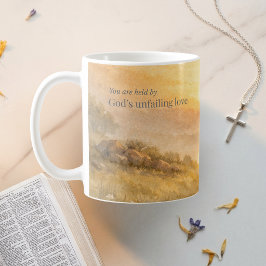 Christelijk geloof in Gods onfeilbare liefde Koffiemok