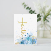 Christelijk geloof in het kruis briefkaart (Staand voorkant)