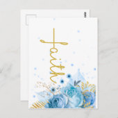 Christelijk geloof in het kruis briefkaart (Voorkant / Achterkant)