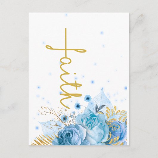 Christelijk geloof in het kruis briefkaart (Voorkant)