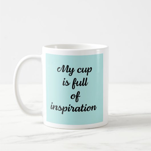 Christelijk geloof inspiratie mok (Links)