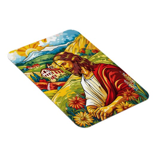 Christelijk geloof Inspirerend kunst voor de opsta Magneet (Rechterzijde)