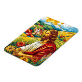 Christelijk geloof Inspirerend kunst voor de opsta Magneet (Linkerzijde)