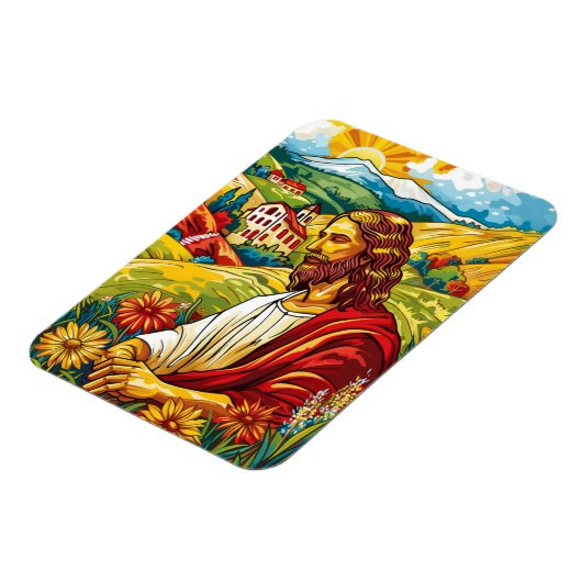 Christelijk geloof Inspirerend kunst voor de opsta Magneet (Linkerzijde)