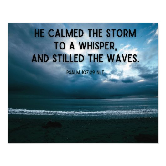 Christelijk geloof, Inspirerend, Vrede in het Stor Foto Afdruk (Voorkant)