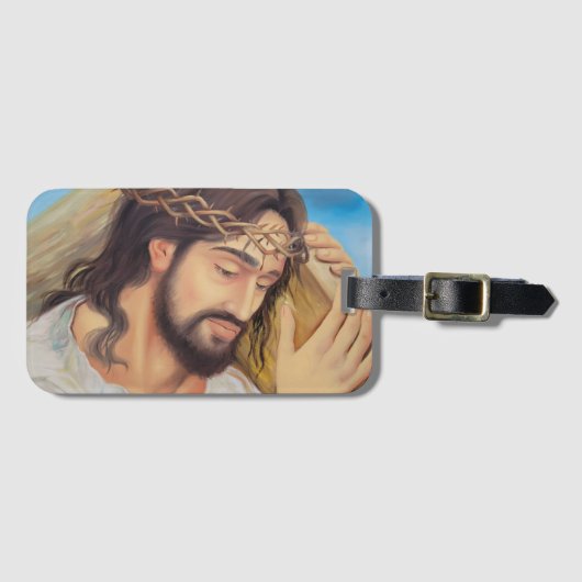 Christelijk geloof Jezus Christus Bagagelabel (Voorkant (horizontaal))