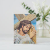 Christelijk geloof Jezus Christus Briefkaart (Staand voorkant)