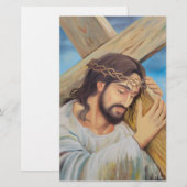 Christelijk geloof Jezus Christus Briefpapier (Voorkant / Achterkant)