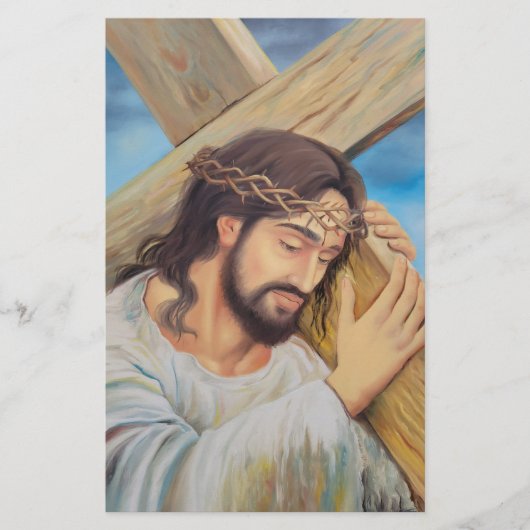 Christelijk geloof Jezus Christus Briefpapier (Voorkant)
