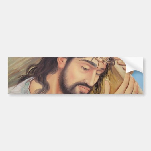 Christelijk geloof Jezus Christus Bumpersticker (Voorkant)