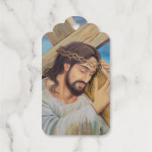 Christelijk geloof Jezus Christus Cadeaulabels (Achterkant)