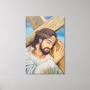 Christelijk geloof Jezus Christus Canvas Afdruk