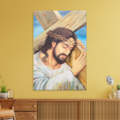Christelijk geloof Jezus Christus Canvas Afdruk (Insitu (Woonkamer))