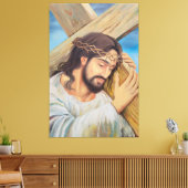 Christelijk geloof Jezus Christus Canvas Afdruk (Insitu (Woonkamer))