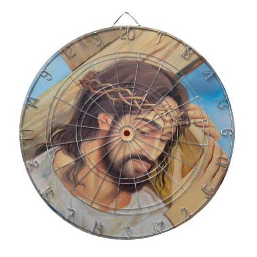 Christelijk geloof Jezus Christus Dartbord (Voorkant)