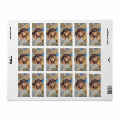Christelijk geloof Jezus Christus Etiket (Full Sheet)