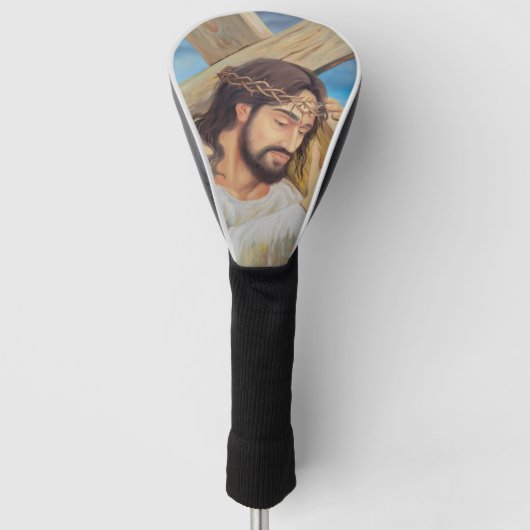Christelijk geloof Jezus Christus Golfheadcover (Voorkant)