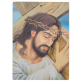 Christelijk geloof Jezus Christus Klembord (Achterkant)