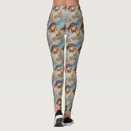Christelijk geloof Jezus Christus Leggings (Achterkant)