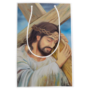Christelijk geloof Jezus Christus Medium Cadeauzakje