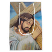 Christelijk geloof Jezus Christus Medium Cadeauzakje (Achterkant)