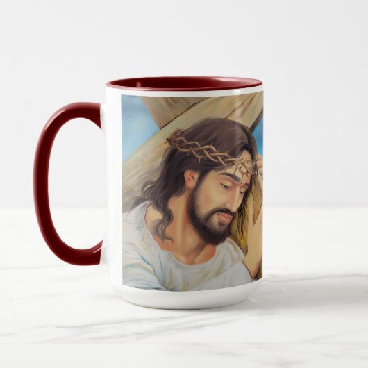 Christelijk geloof Jezus Christus Mok (Links)