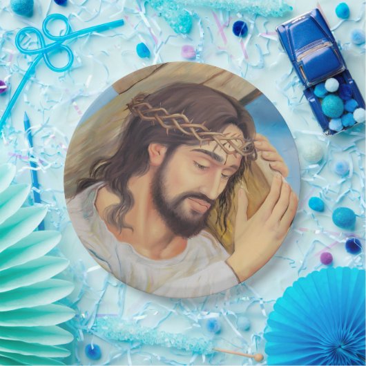 Christelijk geloof Jezus Christus Papieren Bordje (Feest)