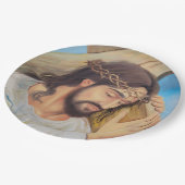 Christelijk geloof Jezus Christus Papieren Bordje (Gekanteld)