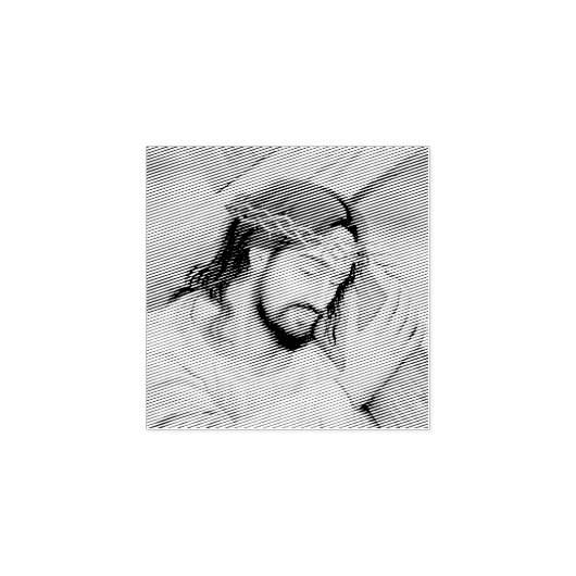 Christelijk geloof Jezus Christus Rubberstempel (Afrduk)