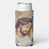 Christelijk geloof Jezus Christus Seltzer Blikjeskoeler (Seltzer Achterkant)