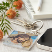 Christelijk geloof Jezus Christus Sleutelhanger (Voorkant Rechts)
