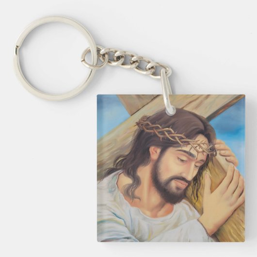 Christelijk geloof Jezus Christus Sleutelhanger (voorkant)