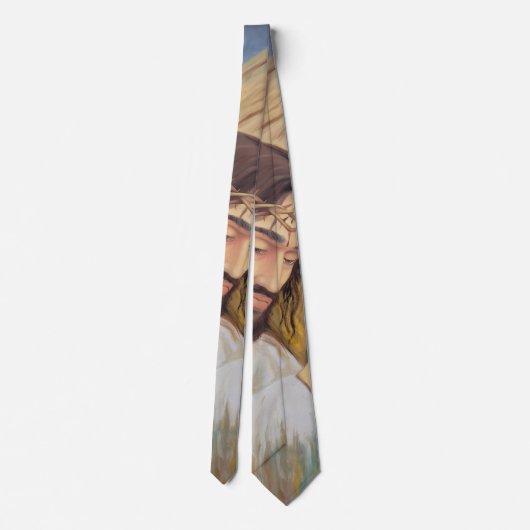 Christelijk geloof Jezus Christus Stropdas (Achterkant)